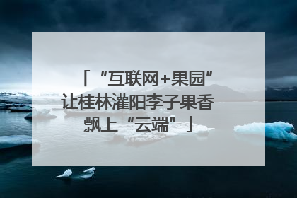 “互联网+果园”让桂林灌阳李子果香飘上“云端”