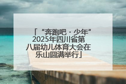 “奔跑吧・少年”2025年四川省第八届幼儿体育大会在乐山圆满举行