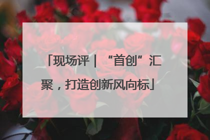 现场评｜“首创”汇聚，打造创新风向标