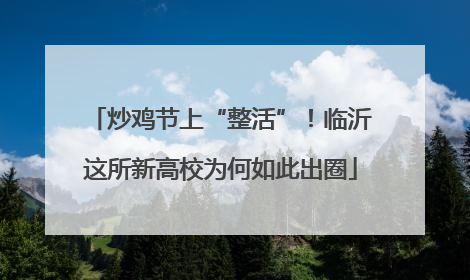 炒鸡节上“整活”！临沂这所新高校为何如此出圈