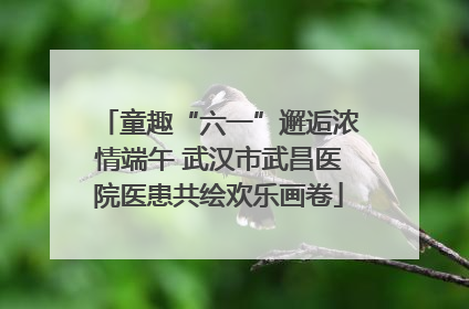 童趣“六一”邂逅浓情端午 武汉市武昌医院医患共绘欢乐画卷
