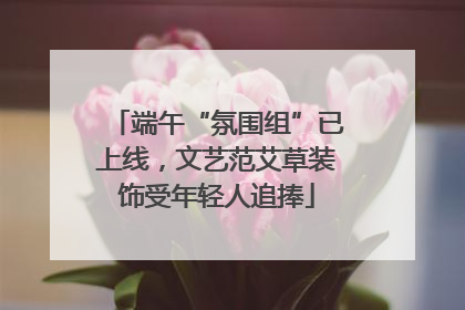 端午“氛围组”已上线，文艺范艾草装饰受年轻人追捧