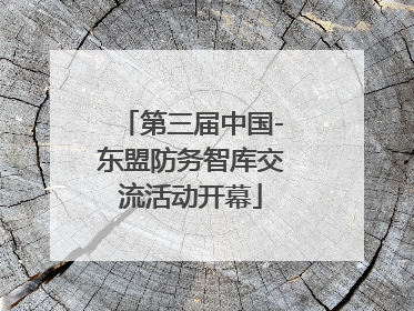 第三届中国-东盟防务智库交流活动开幕