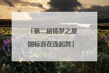 第二届铸梦之星国标赛在连起舞