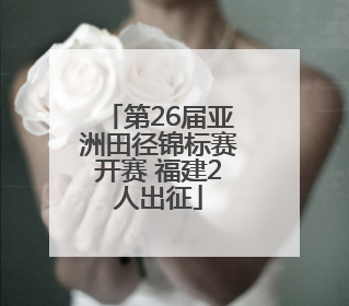 第26届亚洲田径锦标赛开赛 福建2人出征