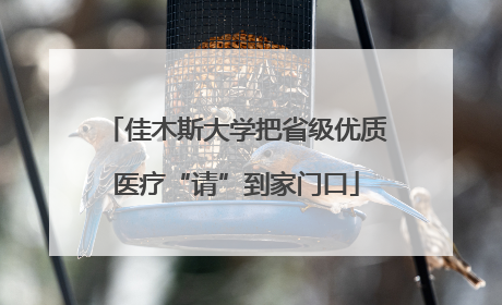 佳木斯大学把省级优质医疗“请”到家门口