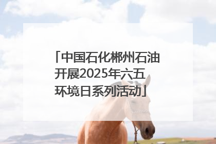 中国石化郴州石油开展2025年六五环境日系列活动