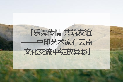 乐舞传情 共筑友谊——中印艺术家在云南文化交流中绽放异彩