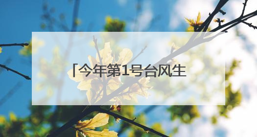 今年第1号台风生成！对湖南有影响吗？专家解读来了