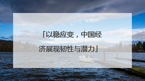 以稳应变，中国经济展现韧性与潜力