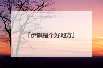 伊旗是个好地方