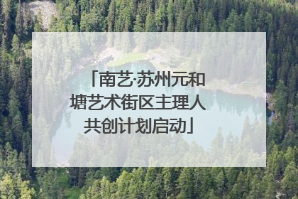 南艺·苏州元和塘艺术街区主理人共创计划启动
