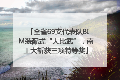 全省69支代表队BIM装配式“大比武”，南工大斩获三项特等奖