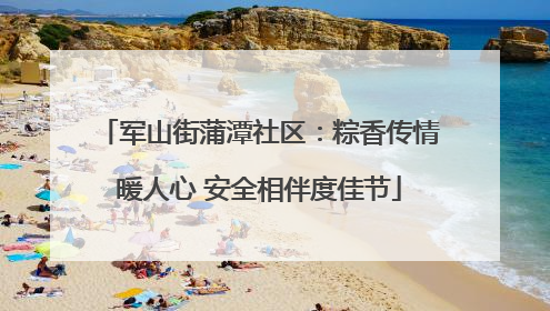 军山街蒲潭社区：粽香传情暖人心 安全相伴度佳节