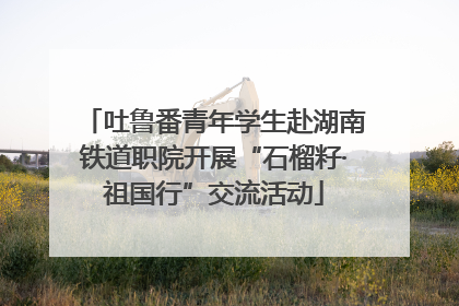 吐鲁番青年学生赴湖南铁道职院开展“石榴籽·祖国行”交流活动