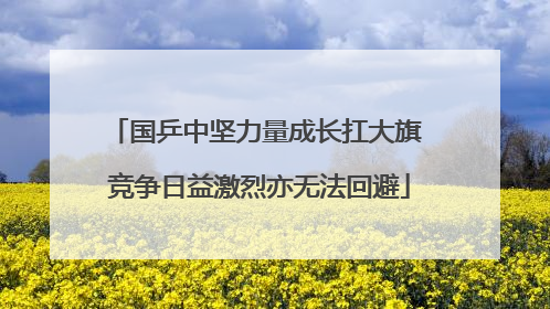 国乒中坚力量成长扛大旗 竞争日益激烈亦无法回避