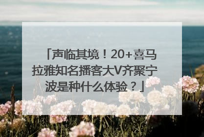 声临其境！20+喜马拉雅知名播客大V齐聚宁波是种什么体验？