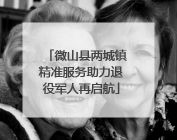 微山县两城镇精准服务助力退役军人再启航
