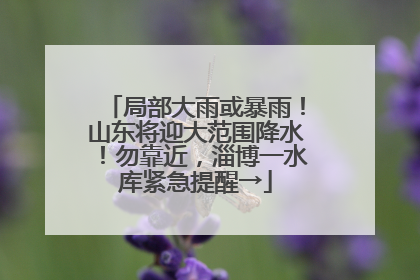 局部大雨或暴雨！山东将迎大范围降水！勿靠近，淄博一水库紧急提醒→