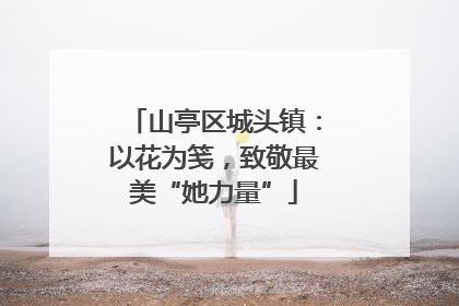 山亭区城头镇：以花为笺，致敬最美“她力量”