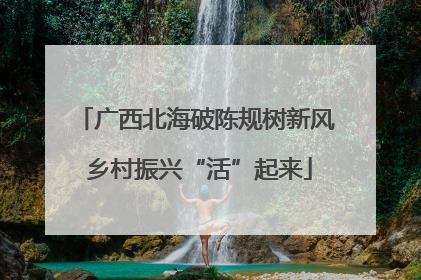 广西北海破陈规树新风 乡村振兴“活”起来