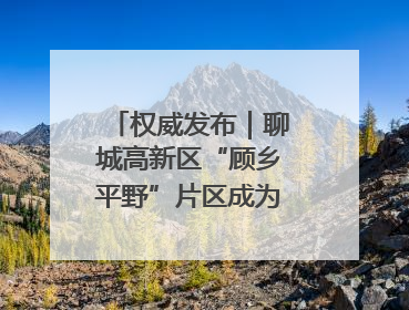 权威发布｜聊城高新区“顾乡平野”片区成为市民城郊休闲全新目的地