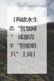 构建水生态“智慧网” 成都青羊“智能哨兵”上岗
