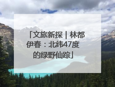 文旅新探｜林都伊春：北纬47度的绿野仙踪