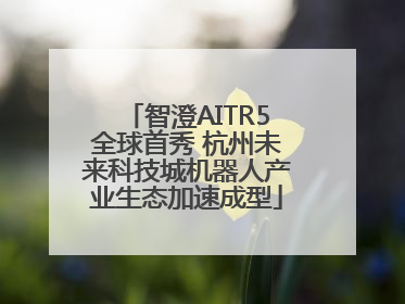 智澄AITR5全球首秀 杭州未来科技城机器人产业生态加速成型