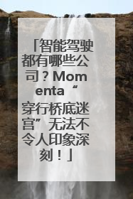 智能驾驶都有哪些公司？Momenta“穿行桥底迷宫”无法不令人印象深刻！