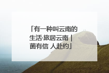 有一种叫云南的生活·旅居云南｜菌有信 人赴约
