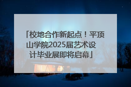 校地合作新起点！平顶山学院2025届艺术设计毕业展即将启幕