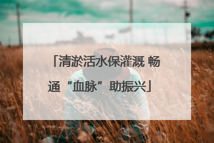 清淤活水保灌溉 畅通“血脉”助振兴