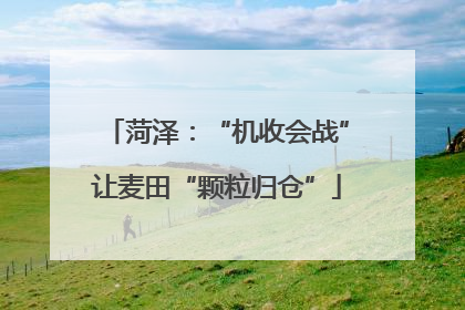 菏泽：“机收会战”让麦田“颗粒归仓”