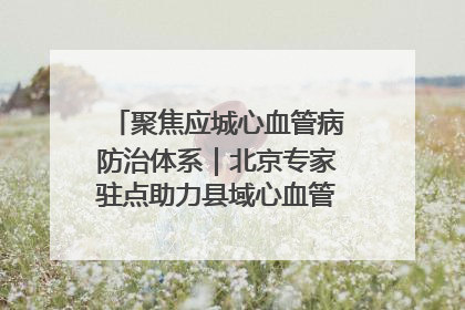 聚焦应城心血管病防治体系｜北京专家驻点助力县域心血管诊疗技术突破