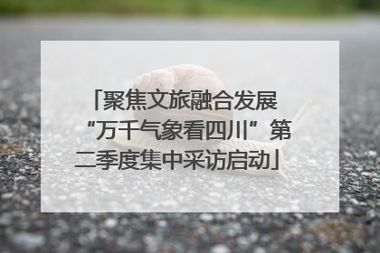聚焦文旅融合发展 “万千气象看四川”第二季度集中采访启动