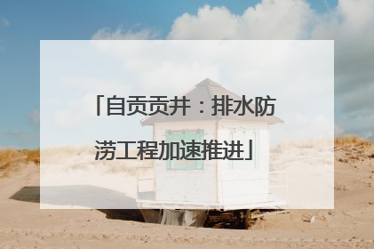 自贡贡井：排水防涝工程加速推进