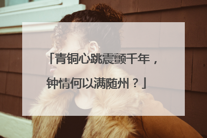青铜心跳震颤千年，钟情何以满随州？