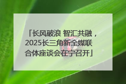 长风破浪 智汇共融，2025长三角新全媒联合体座谈会在宁召开