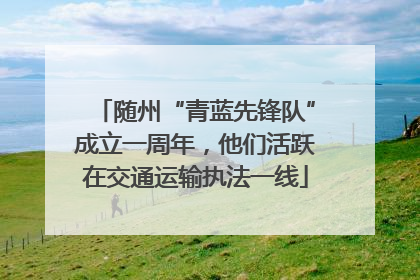 随州“青蓝先锋队”成立一周年，他们活跃在交通运输执法一线