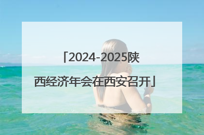 2024-2025陕西经济年会在西安召开