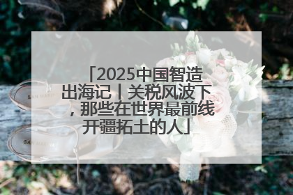 2025中国智造出海记丨关税风波下，那些在世界最前线开疆拓土的人