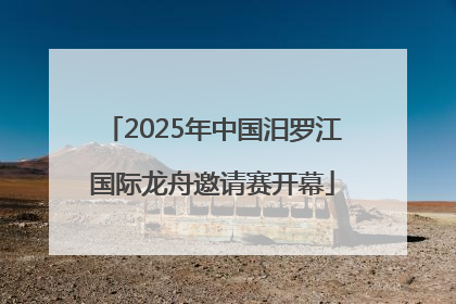 2025年中国汨罗江国际龙舟邀请赛开幕