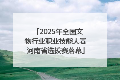 2025年全国文物行业职业技能大赛河南省选拔赛落幕