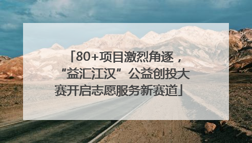 80+项目激烈角逐，“益汇江汉”公益创投大赛开启志愿服务新赛道