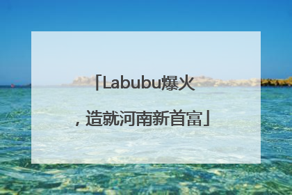 Labubu爆火，造就河南新首富